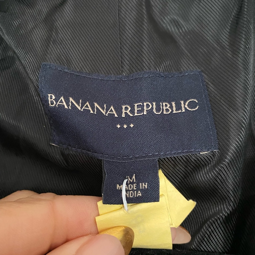 Banana Republic black wool coat - Picture 5 of 7